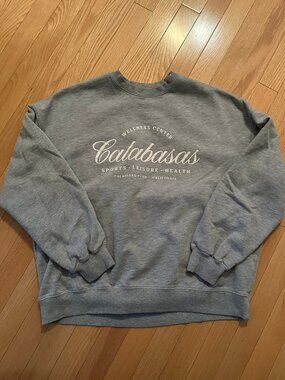 Garage - Grey Calabasas Graphic Crewneck